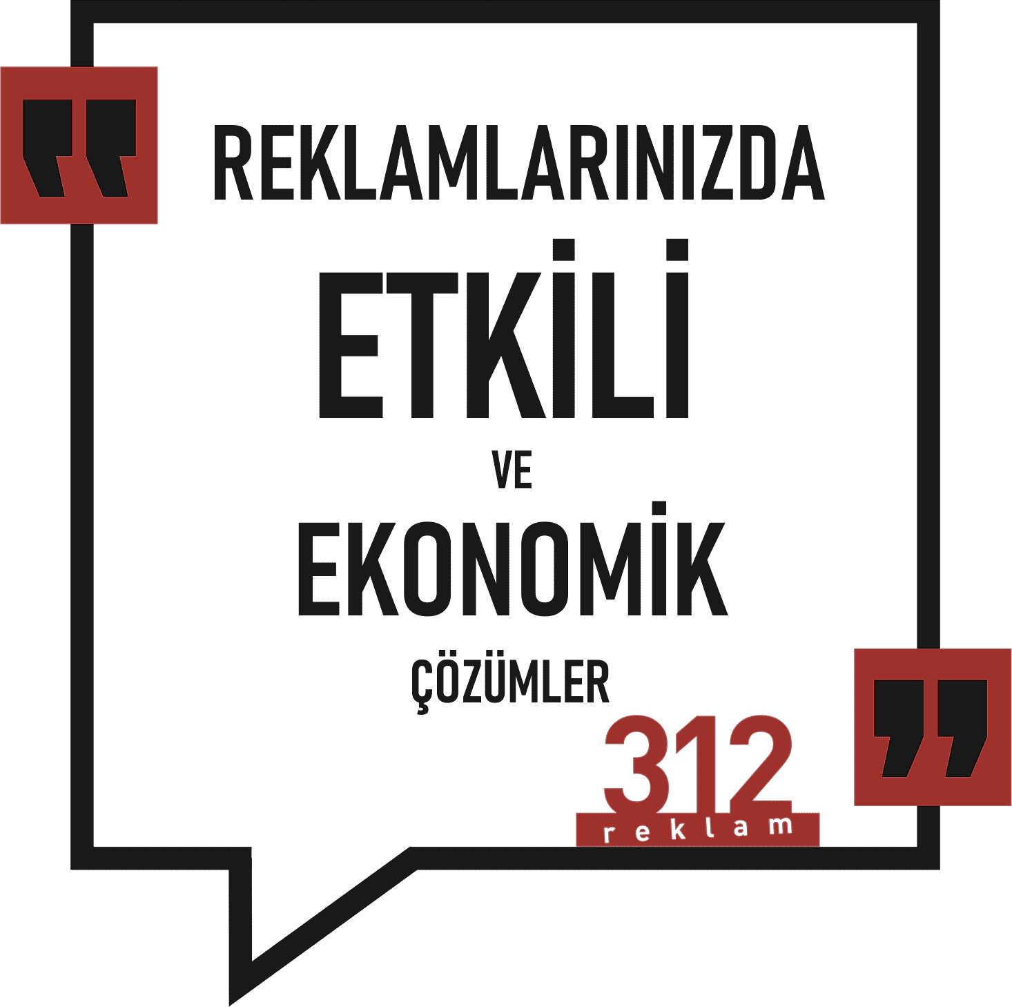 312 Reklam ankara totem tabela